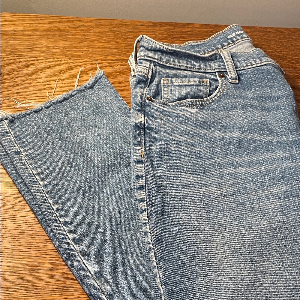 Old Navy Light Blue Straight Leg Jeans